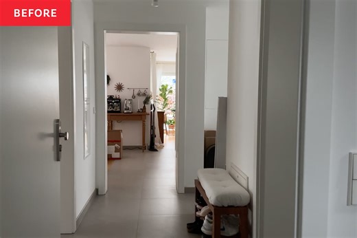 This IKEA Entryway Storage Hack Made an “Ugly” Feature Disappear