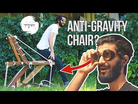 I made a floating chair! Building a Tensegrity chair held up by tension || Amir Creator