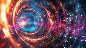 Download Hyperspace Stars Travel background for free