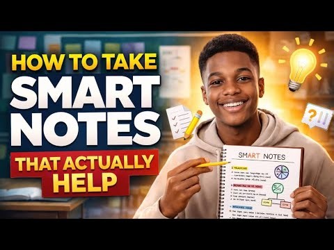 How to Take Smart Notes That Actually Help 🎓