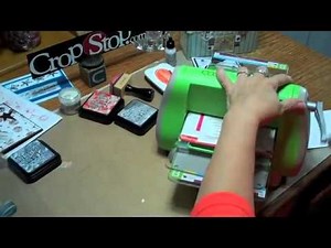 Letter Press with the Cuttlebug All in Ones