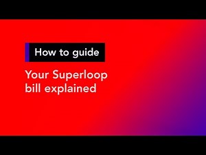 Your Superloop bill explained - Superloop Customer Support