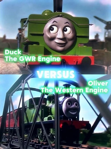Duck the Great Western Engine vs Oliver the Western Engine