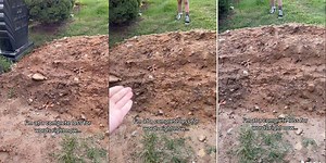 'I'm at a complete loss for words': TikToker finds body buried on top of sister's grave in viral video