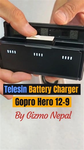 Part 606 | Telesin Fast Battery Charger for Gopro Hero 13 12 11 10 9....#gizmonepal #telesin