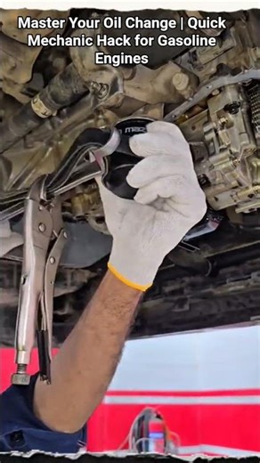 Master Your Oil Change | Quick Mechanic Hack for Gasoline Engines #shorts #mechanic #automobile