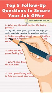 TOP 5 FOLLOW UP JOB INTERVIEW QUESTIONS: What to Say After the First Interview Description: What you say after the interview can be just as important as what you said during it. In this video, we walk you through the Top 5 Follow Up Job Interview Questions—the ones that hiring managers often ask in second interviews, phone check-ins, or follow-up emails. You’ll learn how to respond with clarity, confidence, and strategy to show you’re still the right candidate for the job. Whether it’s re-clarif