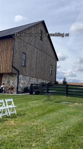 Fall weddings dreamy details 🍁✨ Your perfect wedding weekend is waiting… ------------------------ Now booking 2027 🤍 💌Send us a message to book a tour today! Shabby Chic Custom Designs | Springvale Farm