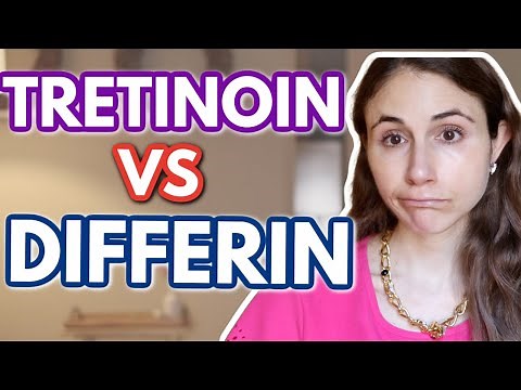 Tretinoin vs Differin? // DERMATOLOGIST ANSWERS YOUR SKIN CARE QUESTIONS// ‪@DrDrayzday‬