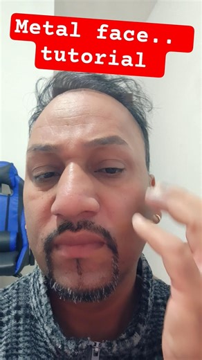 metal face #tutorial#funny#statiuniti #trend#memes@malmoolchand1997 #videodivertenti #explore