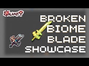 Broken Biome Blade (Pure Clarity) - Terraria Calamity Mod (Simple Weapon Showcase)