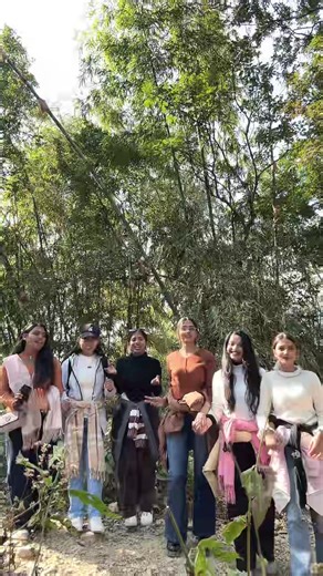 Girls Hiking Adventure in Nature