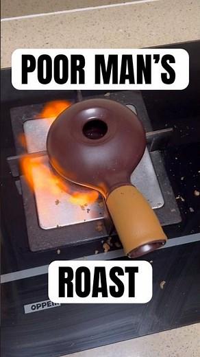 Hand roasting coffee with Korean NUVO eco ceramic roaster #coffee