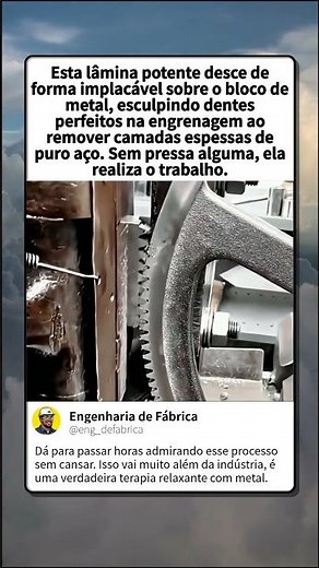 Como o aço vira engrenagem?