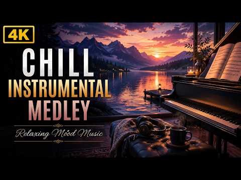 Chill Instrumental Medley 4K | Relaxing Mood Music for Study, Sleep, Work & Peaceful Evenings
