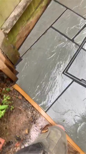 Indian stone paving jet black pointing | Pedillo