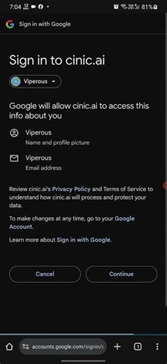 Connect Youtube on CINIC App
