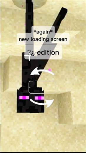 AGAIN NEW LOADING SCREEN MINECRAFT #shorts