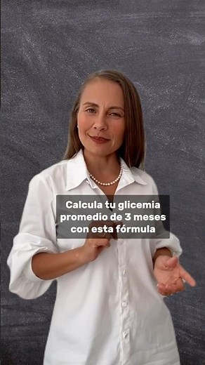 Calcula tu glicemia promedio con esta fórmula sencilla