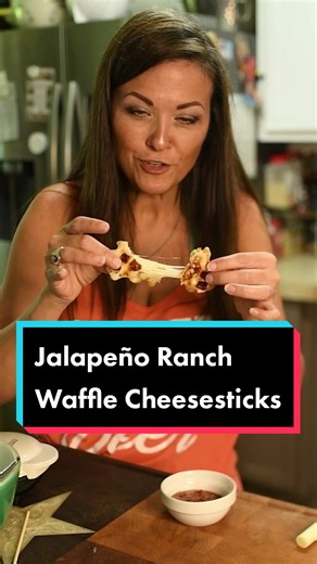Jalapeño Ranch Waffle Cheesesticks Recipe