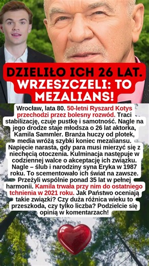 Ryszard Kotys i Kamila Sammler