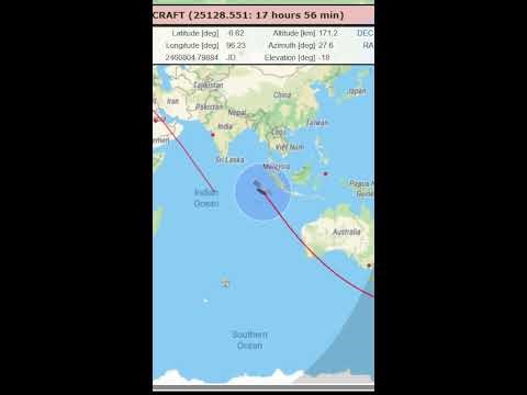 Kosmos 482 Reentry Realtime Tracking | Soviet Venus Probe Falling to Earth 2025 (Portrait)