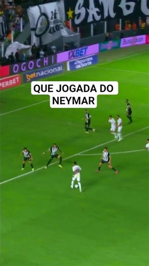 Beautiful play by Neymar that left Gabigol with a clear shot on goal. #football #brazilianfootbal...