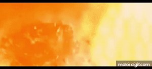 Skeleton burning meme on Make a GIF