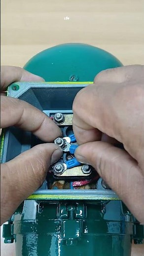 كيفية تركيب محرك كهربائي يعمل على 220 فولت/ Electrical engine