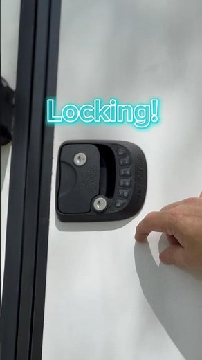 🔒How to Install a Compact RV Lock! #rvlock #rvsecurity #rvtipsandtricks #rvtips #keylessentry