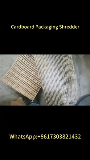 Cardboard Packaging Shredder | Turn Waste Boxes into Packing Material