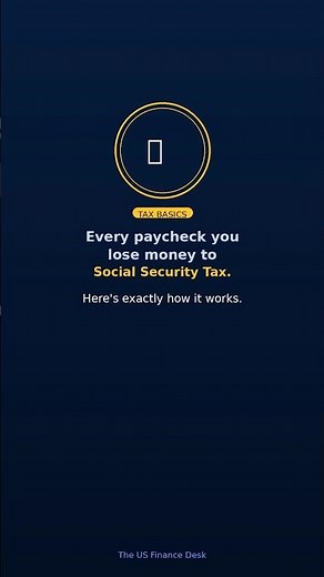 How Social Security Tax Works in 2025 💰 | FICA Explained Simply#shorts