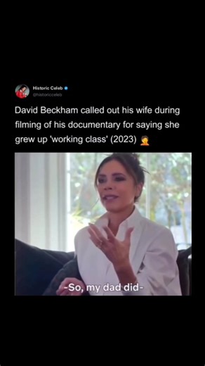 Celeb history | Past & Facts | During a now-viral interview, David Beckham and his wife Victoria Beckham sparked laughter while discussing being “working class.” Victoria... | Instagram