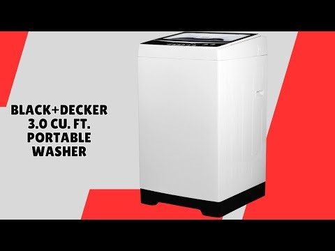 Fast Laundry for Busy People – BLACK+DECKER 3.0 Cu. Ft. Washer – REVIEW