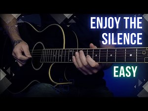 Depeche Mode - Enjoy the Silence | Easy Guitar Lesson Tutorial with Chords/Tabs and Lyrics