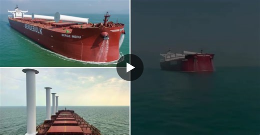 Proud to mark another large bulker installation with ANEMOI Rotor Sails! | Baiqian Jiang