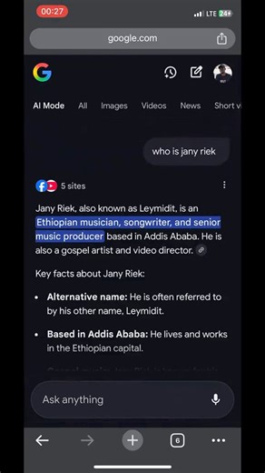 Finally Google recognize me 🤩🙏#producer_leymidit #gospelcollaboration | JANY RIEK