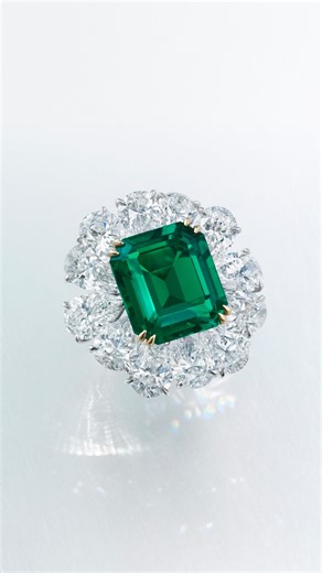 Christie's Jewellery on Instagram: "Countdown to 2026 with Christie’s Jewels! Highlighting a Superb 10.35 Carats Colombian Emerald and Diamond Ring, which achieved the highest price for an Emerald sold at auction in Hong Kong in 2025. Sold for over HK$13 million after a thrilling bidding contest in the saleroom, this spectacular Emerald Ring soared to nearly 200% above its low estimate! A SUPERB EMERALD AND DIAMOND RING Sold: HKD 13,080,000 | USD 1,670,000 Magnificent Jewels | Hong Kong | 27 May