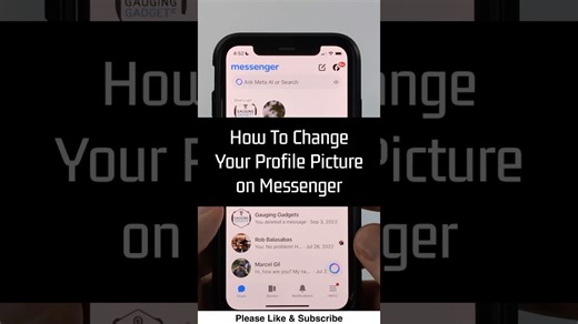 Learn how to change your profile picture on Messenger quickly and easily. In this tutorial, I'll show you how to update your Messenger profile photo on iPhone, Android, and desktop so your contacts see your new image. This means you can customize your Messenger appearance and keep your profile looking fresh in just a few taps. #messenger #facebookmessenger #facebook #tech #howto #tutorial #technology #GaugingGadgets | Gauging Gadgets