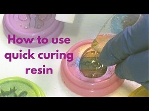 How to use quick curing resin
