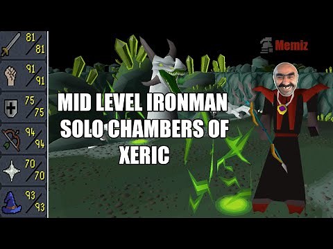 Mid Level Ironman SOLO CHAMBERS OF XERIC (COX OSRS)