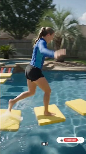 pool challenge for girl# shorts # video