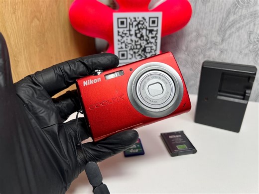 Nikon Coolpix S203 Digital Camera 10.0MP 3x Optical Zoom - Red Y2K 4GB - Etsy