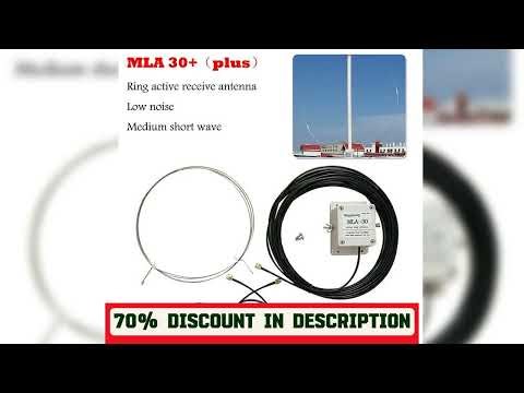 A must-have product! MLA-30+ plus 0.5-30MHz Ring Active Receive Antenna Low Noise Medium Short Wav