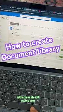 How to create Document Library in #sharepoint within few seconds #youtubeshorts #shorts