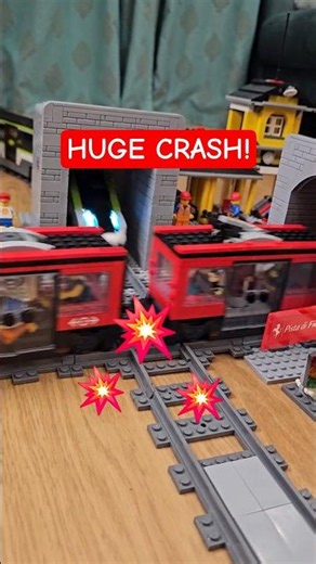 Two trains exit tunnels... HUGE CRASH! 🚂💥😱