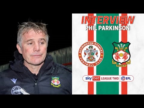 INTERVIEW | Phil Parkinson after Accrington Stanley