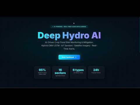 Deep HydroAI Driven Crop Flood Risk Monitoring & Mitigation