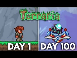 I Spent 100 Days In Terraria