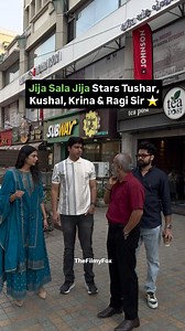 Jija Sala Jija Stars Tushar Sadhu, Kushal Mistry, Krina Pathak & Ragi Jani spotted near iim Ahmedabad. @sadhutushar @krina_pathak @ragi_jani @thatkushalmistry | FilmyFox